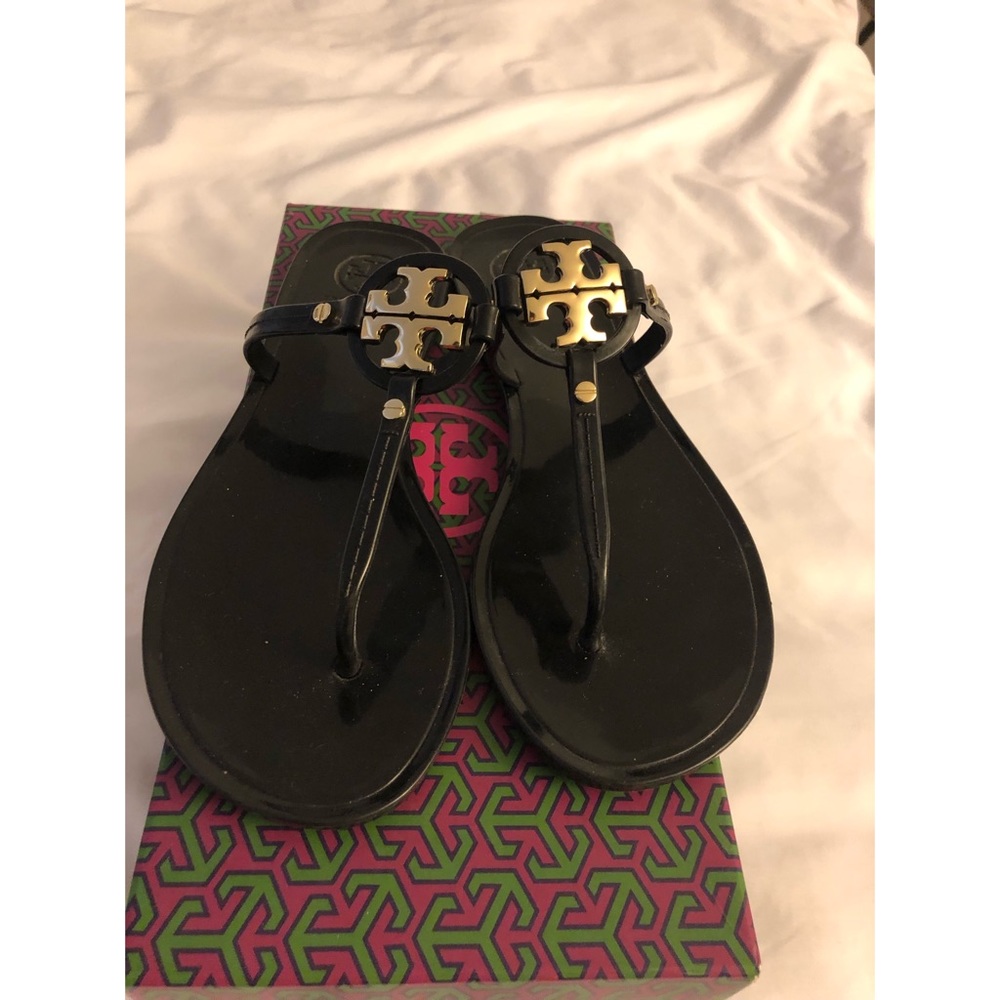 Tory Burch Mini Miller Flat Jelly Thong Sandals